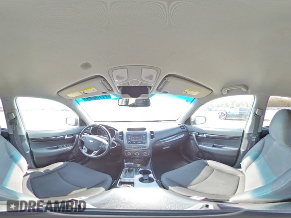 2015 Kia Sorento LX with VIN 5XYKT4A67FG635293, listed as a Copart auction lot 77755594 with 190,843 mi miles and Salvage Title. Bid and sale history available at carsss.com. Image 14.