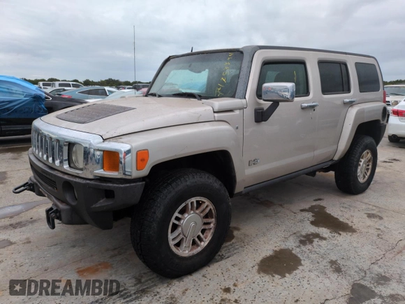 2006 Hummer H3 with VIN 5GTDN136968257640, listed as a Copart auction lot 74753394 with Not Provided miles and Salvage Title. Bid and sale history available at DreamBid. Image 1.