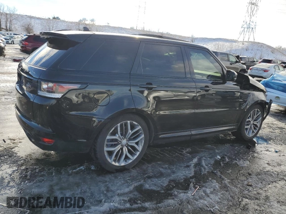 2016 Land Rover Range Rover Sport SVR with VIN SALWZ2EF5GA570016, listed as a Copart auction lot 87902575 with 69,616 mi miles and Clean title. Bid and sale history available at DreamBid. Image 3.