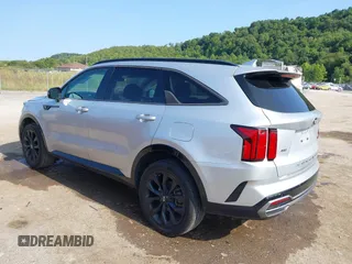 2021 Kia Sorento SX Prestige X-Line with VIN 5XYRKDLF6MG047400, listed as a IAAI auction lot 40167581 with 57,654 mi miles. Bid and sale history available at carsss.com. Image 3.