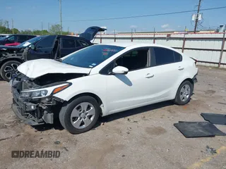 2017 Kia Forte LX with VIN 3KPFK4A71HE082296, listed as a IAAI auction lot 41860381 with 84,130 mi miles. Bid and sale history available at carsss.com. Image 18.