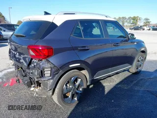2022 Hyundai Venue Limited with VIN KMHRC8A32NU187727, listed as a IAAI auction lot 41248613 with 48,923 mi miles and . Bid and sale history available at DreamBid. Image 4.