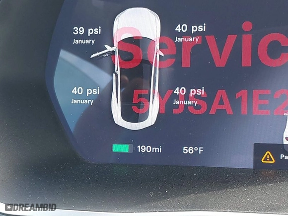 2016 Tesla Model S 90D with VIN 5YJSA1E21GF129964, listed as a IAAI auction lot 41817494 with NaN miles. Bid and sale history available at carsss.com. Image 17.