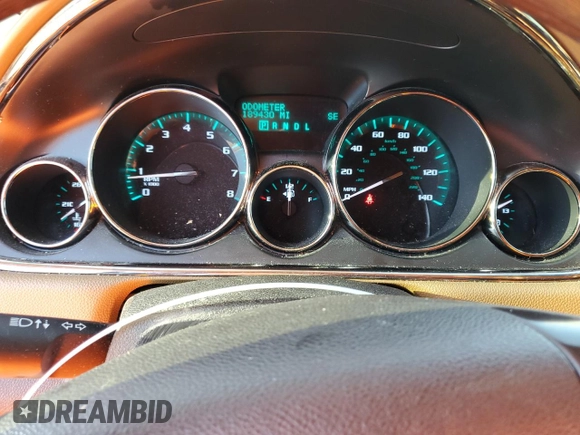 2014 Buick Enclave Premium with VIN 5GAKRCKD8EJ311999, listed as a Copart auction lot 80928474 with 189,430 mi miles and Salvage Title. Bid and sale history available at carsss.com. Image 9.