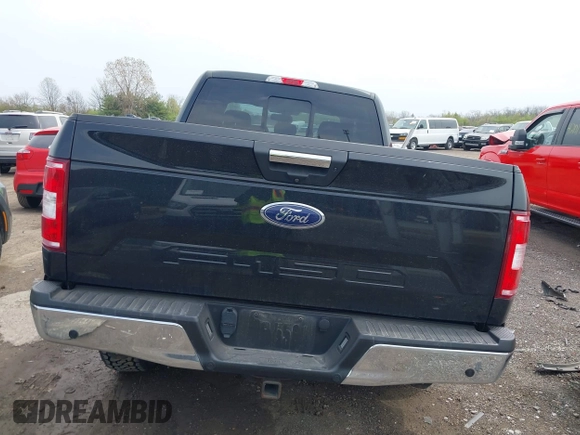 2018 Ford F-150 XL with VIN 1FTFX1E51JFB73329, listed as a IAAI auction lot 42008498 with 42,274 mi miles. Bid and sale history available at carsss.com. Image 17.