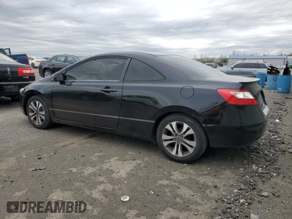 2007 Honda Civic Cpe LX with VIN 2HGFG12667H519574, listed as a Copart auction lot 53802175 with 156,354 mi miles and Salvage Title. Bid and sale history available at carsss.com. Image 2.