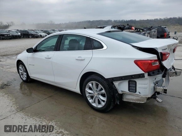 2025 Chevrolet Malibu LT with VIN 1G1ZD5ST5SF132695, listed as a Copart auction lot 52362775 with 12,114 mi miles and Clean Title. Bid and sale history available at DreamBid. Image 2.