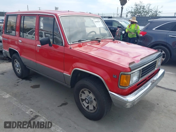 1991 Isuzu Trooper z VIN JACCH58R0M7904092, wystawiony jako IAAI lot #41900283 z przebiegiem 226 780 mil mil oraz . Historia ofert i sprzedaży dostępna na DreamBid. Obrazek 1.