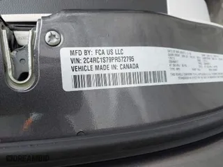 2023 Chrysler Pacifica Hybrid Limited with VIN 2C4RC1S79PR572795, listed as a IAAI auction lot 41680400 with 17,730 mi miles. Bid and sale history available at carsss.com. Image 9.