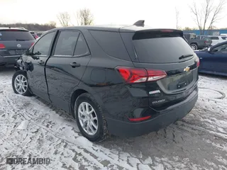 2022 Chevrolet Equinox LS with VIN 2GNAXSEV6N6155058, listed as a IAAI auction lot 41116784 with 120,918 mi miles. Bid and sale history available at carsss.com. Image 3.