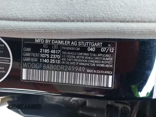 2013 Mercedes-Benz C 300 Sport with VIN WDDGF8AB0DR249949, listed as a IAAI auction lot 41396567 with Not Provided miles and . Bid and sale history available at carsss.com. Image 9.
