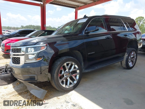 2019 Chevrolet Tahoe LT z VIN 1GNSKBKCXKR361392, wystawiony jako IAAI lot #42661332 z przebiegiem 112 973 mil mil oraz . Historia ofert i sprzedaży dostępna na DreamBid. Obrazek 18.