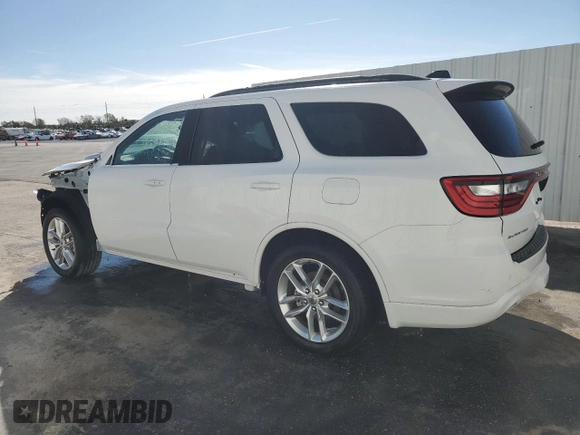 2023 Dodge Durango GT z VIN 1C4RDHDG9PC571898, wystawiony jako Copart lot #86014464 z przebiegiem 24 699 mil mil oraz Czysty tytuł • Clean title. Historia ofert i sprzedaży dostępna na DreamBid. Obrazek 2.