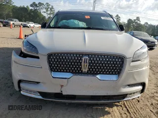 2021 Lincoln Aviator Reserve with VIN 5LM5J7WCXMGL13284, listed as a Copart auction lot 63084695 with 91,002 mi miles and Salvage title. Bid and sale history available at DreamBid. Image 5.