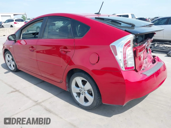 2012 Toyota Prius One with VIN JTDKN3DU8C5499775, listed as a IAAI auction lot 42065022 with 104,499 mi miles and . Bid and sale history available at carsss.com. Image 3.