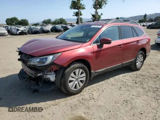2018 Subaru Outback Premium with VIN 4S4BSAFCXJ3301901, listed as a Copart auction lot 59757925 with 62,650 mi miles and Salvage title. Bid and sale history available at DreamBid. Image 1.