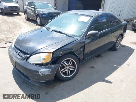 2001 Honda Civic DX with VIN 1HGEM222X1L063340, listed as a IAAI auction lot 41949554 with 194,558 mi miles and . Bid and sale history available at DreamBid. Image 2.