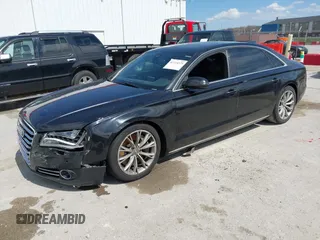 2012 Audi A8 L with VIN WAURVAFD5CN038949, listed as a IAAI auction lot 41914575 with 85,634 mi miles. Bid and sale history available at carsss.com. Image 17.