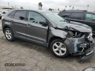 2019 Ford Edge SE with VIN 2FMPK3G96KBC51357, listed as a Copart auction lot 54580945 with 92,024 mi miles and Salvage title. Bid and sale history available at DreamBid. Image 4.