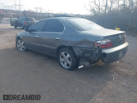 2003 Acura TL Type S with VIN 19UUA56813A087951, listed as a IAAI auction lot 41780617 with 106,898 mi miles. Bid and sale history available at carsss.com. Image 3.