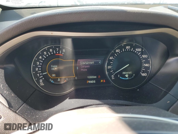 2015 Lincoln MKZ with VIN 3LN6L2GK8FR627120, listed as a Copart auction lot 45954315 with 103,930 mi miles and Salvage title. Bid and sale history available at DreamBid. Image 9.