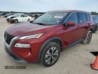 2021 Nissan Rogue SV z VIN 5N1AT3BB5MC769346, wystawiony jako Copart lot #45387885 z przebiegiem 89 199 mil mil oraz Szkoda całkowita • Salvage title. Historia ofert i sprzedaży dostępna na DreamBid. Obrazek 1.