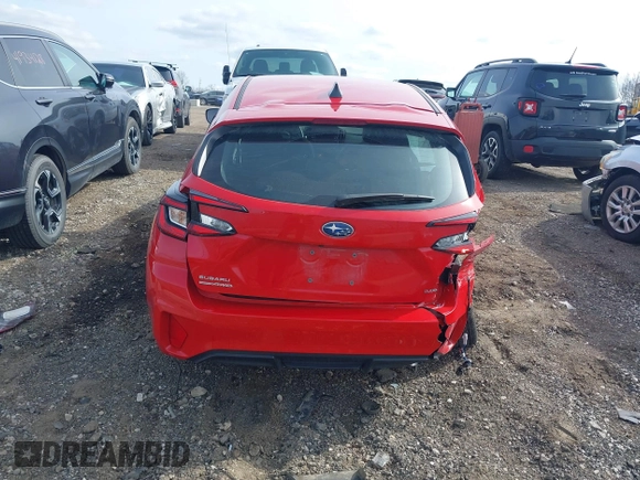 2024 Subaru Impreza with VIN JF1GUABC4R8879894, listed as a IAAI auction lot 41933734 with 6,690 mi miles and . Bid and sale history available at DreamBid. Image 16.