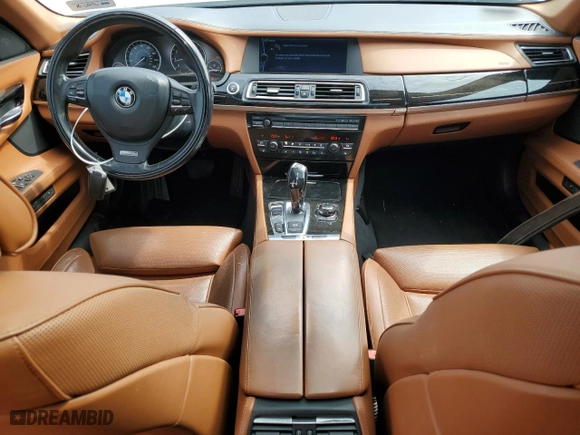 2010 BMW 7 Series 750i with VIN WBAKA8C5XACY36150, listed as a Copart auction lot 72441914 with 100,549 mi miles and Salvage Title. Bid and sale history available at carsss.com. Image 8.
