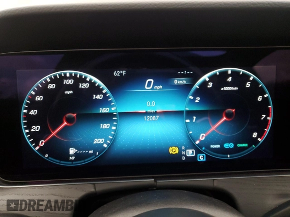2023 Mercedes-Benz E 53 AMG with VIN W1KZF6BB7PB100429, listed as a Copart auction lot 76947544 with 12,087 mi miles and Salvage Title. Bid and sale history available at DreamBid. Image 9.