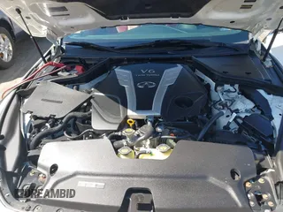 2017 Infiniti Q60 Red Sport 400 with VIN JN1FV7ELXHM701112, listed as a IAAI auction lot 41862580 with 89,385 mi miles and . Bid and sale history available at carsss.com. Image 10.