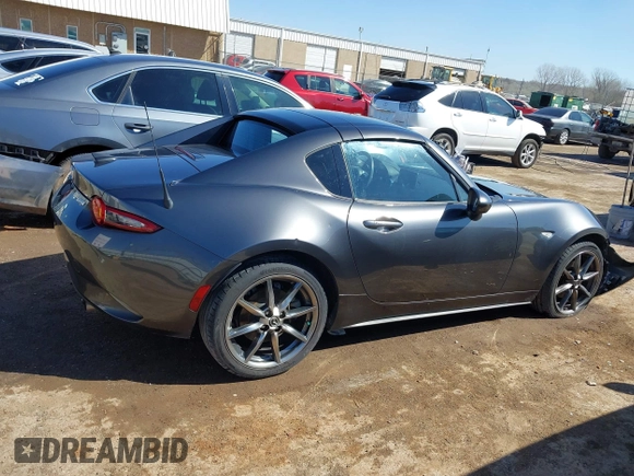 2018 Mazda MX-5 Miata RF Grand Touring with VIN JM1NDAM76J0203600, listed as a IAAI auction lot 41850985 with 89,552 mi miles. Bid and sale history available at carsss.com. Image 14.