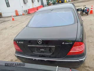 2005 Mercedes-Benz S-Class 4.3L with VIN WDBNG83J15A442273, listed as a IAAI auction lot 41556519 with 222,481 mi miles. Bid and sale history available at carsss.com. Image 16.