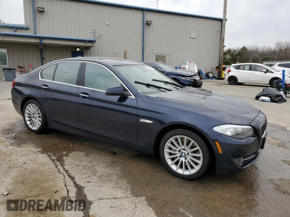 2013 BMW 5 Series 535i with VIN WBAFR7C51DC824056, listed as a Copart auction lot 48257915 with 96,328 mi miles and Salvage Title. Bid and sale history available at DreamBid. Image 4.