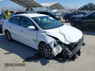 2019 Nissan Sentra SV with VIN 3N1AB7AP5KY449382, listed as a IAAI auction lot 41798021 with 76,302 mi miles and . Bid and sale history available at DreamBid. Image 1.