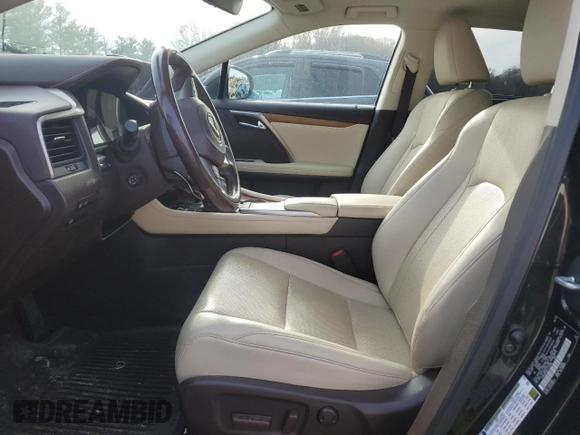 2020 Lexus RX with VIN 2T2HZMDA9LC255898, listed as a Copart auction lot 81849224 with 52,748 mi miles and Salvage Title. Bid and sale history available at carsss.com. Image 7.