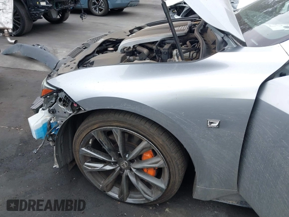 2021 Lexus IS 350 F Sport with VIN JTHGZ1B25M5045922, listed as a IAAI auction lot 42171239 with 43,539 mi miles and . Bid and sale history available at DreamBid. Image 22.