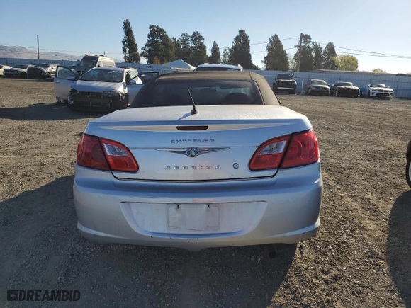 2010 Chrysler Sebring LX with VIN 1C3BC4EB0AN113134, listed as a Copart auction lot 76955334 with 0 mi miles and Salvage Title. Bid and sale history available at carsss.com. Image 6.