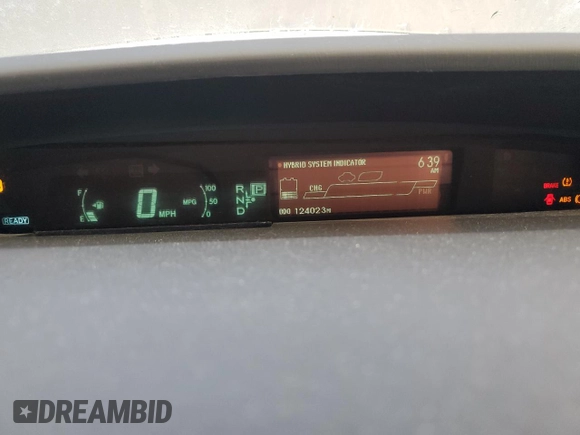 2012 Toyota Prius One with VIN JTDKN3DU4C1502095, listed as a Copart auction lot 66221805 with 124,023 mi miles and Salvage title. Bid and sale history available at DreamBid. Image 9.