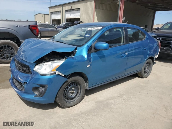 2020 Mitsubishi Mirage G4 ES with VIN ML32F3FJ6LHF01088, listed as a Copart auction lot 47955965 with 116,074 mi miles and Clean Title. Bid and sale history available at carsss.com. Image 1.