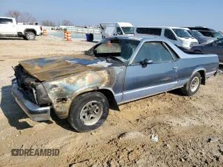 1984 Chevrolet El Camino with VIN 1GCCW80H4ER220017, listed as a Copart auction lot 41430164 with 0 mi miles and Salvage Title. Bid and sale history available at carsss.com. Image 1.