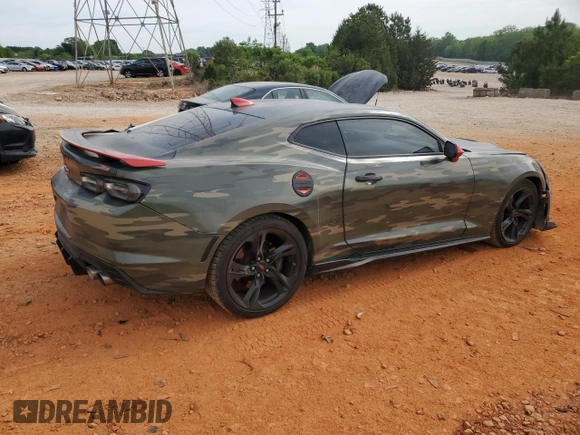 2019 Chevrolet Camaro 2SS с VIN 1G1FH1R75K0126438, выставлен на аукционе Copart как лот 55144625 с пробегом 80 827 миль миль и Списание • Salvage title. История ставок и продаж доступна на DreamBid. Изображение 3.