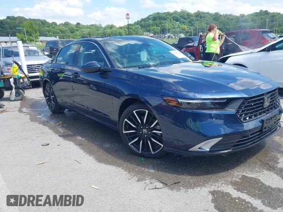 2023 Honda Accord Touring with VIN 1HGCY2F81PA048434, listed as a IAAI auction lot 42306343 with 14,878 mi miles and . Bid and sale history available at DreamBid. Image 1.