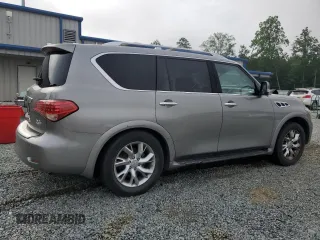2012 Infiniti QX56 7-passenger z VIN JN8AZ2NE8C9019328, wystawiony jako Copart lot #58619665 z przebiegiem 152 534 mil mil oraz Czysty tytuł • Clean title. Historia ofert i sprzedaży dostępna na DreamBid. Obrazek 3.