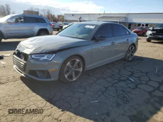 2019 Audi S4 Prestige with VIN WAUC4AF4XKA002270, listed as a Copart auction lot 81714114 with 71,633 mi miles and Salvage Title. Bid and sale history available at carsss.com. Image 1.