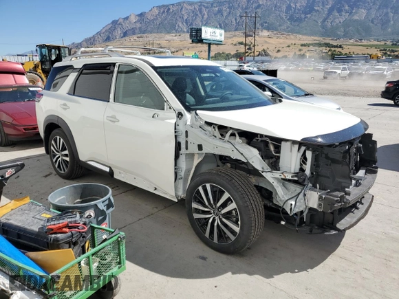 2024 Nissan Pathfinder Platinum with VIN 5N1DR3DJ0RC306862, listed as a Copart auction lot 63416195 with Not provided miles and Salvage title. Bid and sale history available at DreamBid. Image 4.