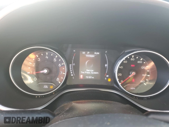 2020 Jeep Compass Sport с VIN 3C4NJCAB8LT102576, выставлен на аукционе Copart как лот 61001295 с пробегом 75 187 миль миль и Списание • Salvage title. История ставок и продаж доступна на DreamBid. Изображение 9.