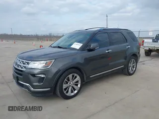 2018 Ford Explorer Limited с VIN 1FM5K7FH5JGC84624, выставлен на аукционе IAAI как лот 41509953 с пробегом 133 695 миль миль и . История ставок и продаж доступна на DreamBid. Изображение 2.