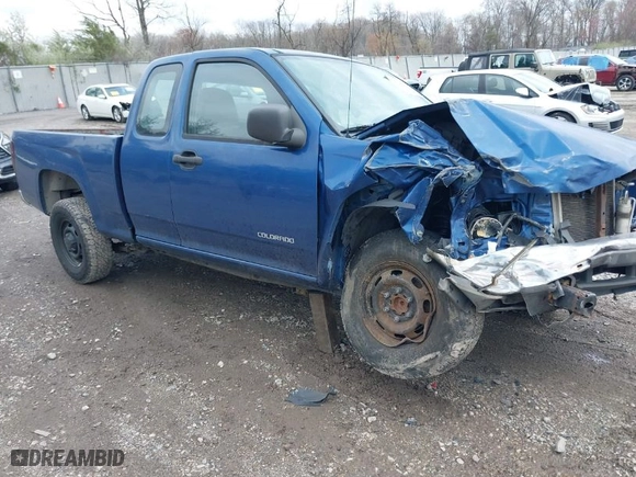 2005 Chevrolet Colorado Z85 with VIN 1GCCS198X58223077, listed as a IAAI auction lot 41947480 with 198,930 mi miles. Bid and sale history available at carsss.com. Image 1.