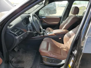 2012 BMW X5 50i with VIN 5UXZV8C59CL424356, listed as a Copart auction lot 54763725 with 107,712 mi miles and Salvage title. Bid and sale history available at DreamBid. Image 7.