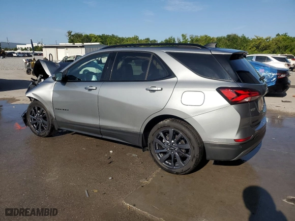 2023 Chevrolet Equinox RS with VIN 3GNAXMEG8PS130521, listed as a Copart auction lot 51066565 with 31,191 mi miles and Salvage Title. Bid and sale history available at carsss.com. Image 2.